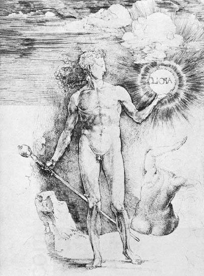 Albrecht Durer Apollo with the Solar Disc China oil painting art